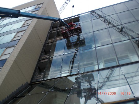 Montage glasgevel Schiedam